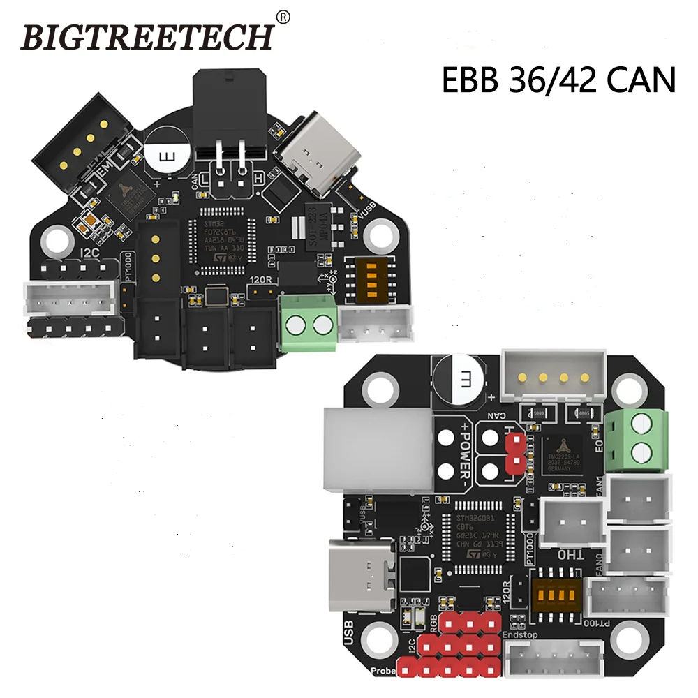 BIGTREETECH EBB36 EBB42 CAN Onboard TMC2209 Driver MAX31865 ADXL345 Accelerometer For Extruder Raspberry Pi Ender3 3D Printer