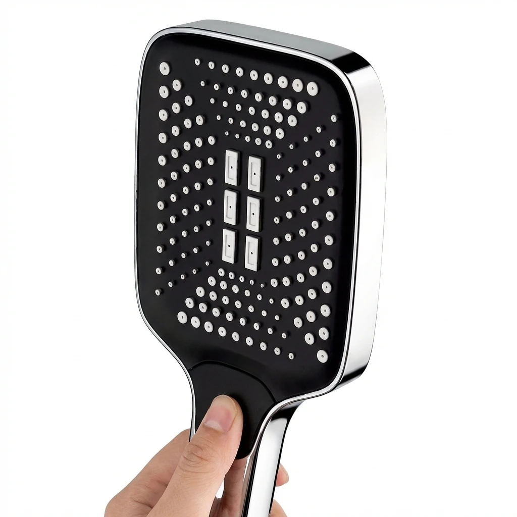 Adjustable 3-Mode Rainfall Shower Head Large Flow High Pressure Water Saving Shower Mixer - Bathroom Accessoryshower head