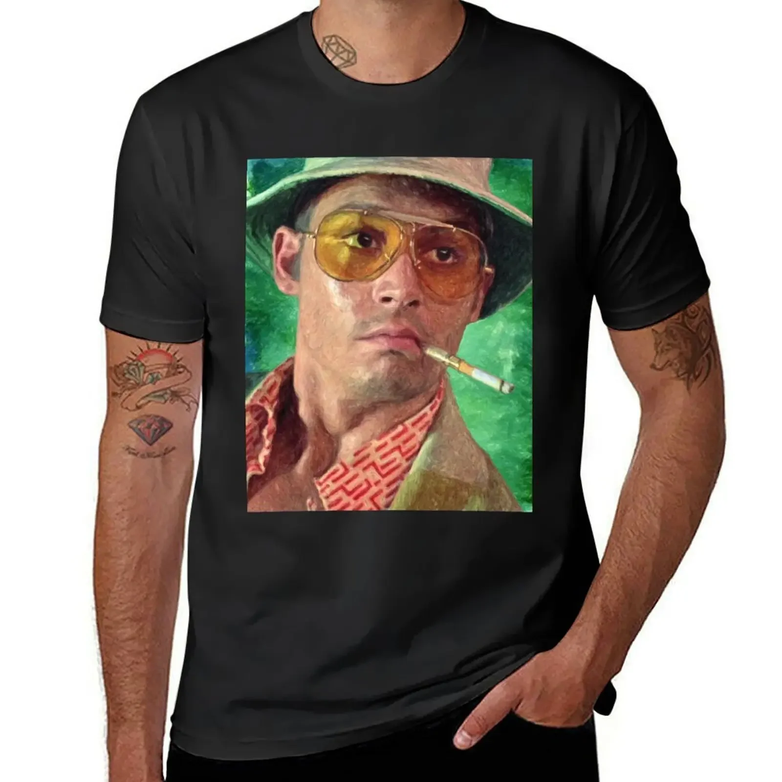 Fear and Loathing T-Shirt vintage animal prinfor boys mens big and tall t shirts