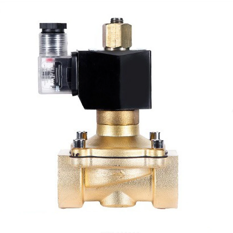 

1'' IP65 Waterproof Brass Solenoid Valve Normally Open 24V 12V 220V 110V Water/Gas Solenoid Valves For Humid Environment
