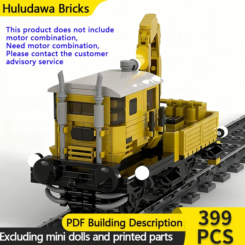 

Модель городской автомобиль MOC, строительные кирпичи, немецкий железнодорожный поезд KLV 53, модульная технология, подарки, праздник, сборка, детские игрушки, костюм