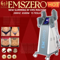 EMSzero Body Sculpt Elektromagnes Wyszczuplający 6500W Wysoka moc 4 uchwyty Redukująca maszyna do tłuszczu Salon kosmetyczny Nowy EMS zero Utrata masy ciała