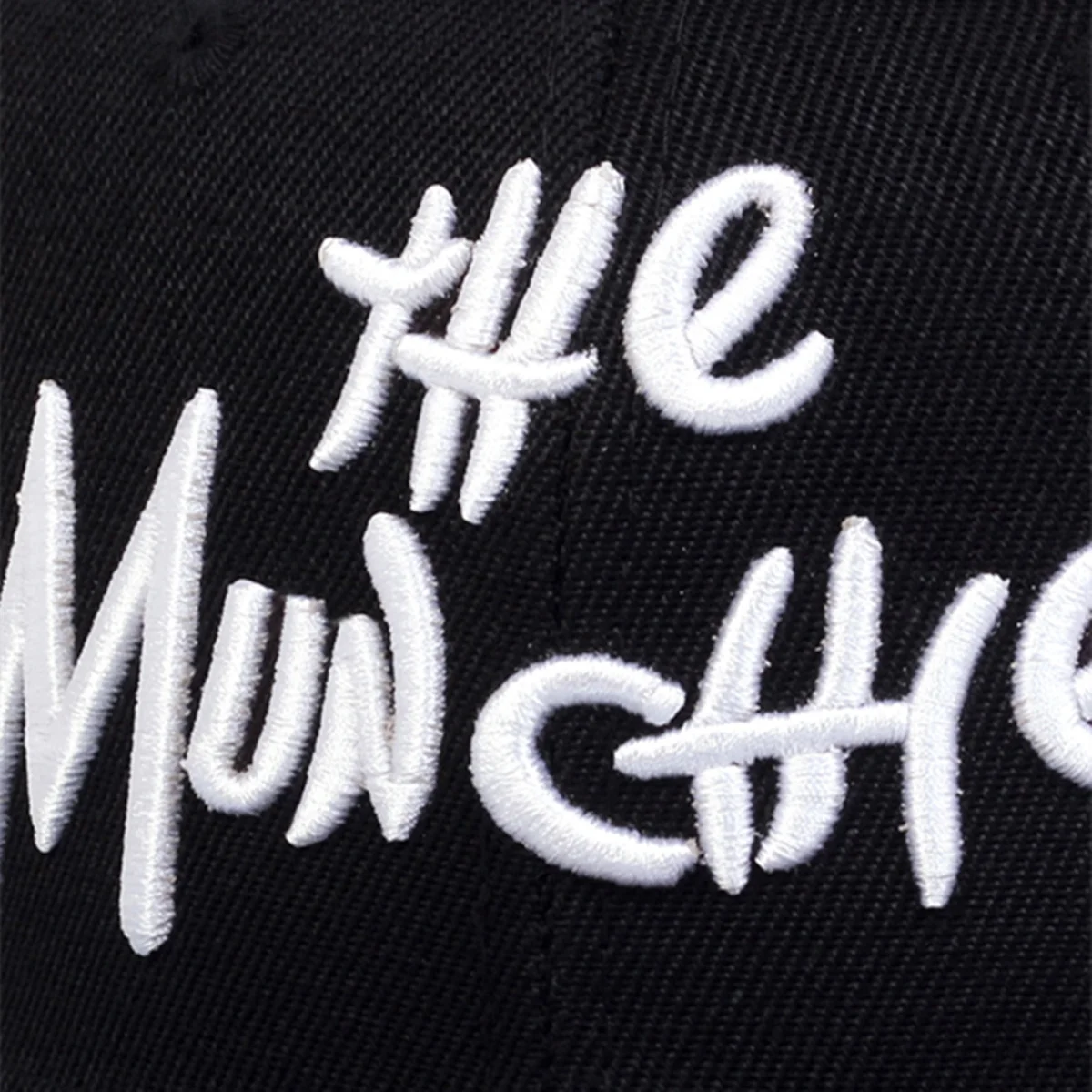 Unisex THE MUNCHIES Hip-Hop-Hüte mit Stickerei, Frühling und Herbst, verstellbare, lässige Snapback-Baseballkappen, Sonnenschutzhut für den Außenbereich – Detail 5