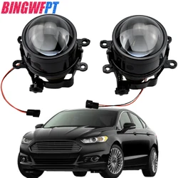 Bi LED Fog Lights Lamp Hyperboloid Projector Lenses PTF Tuning Fog Light Assembly For Ford Mondeo Fusion 2013 2014 2015 2016