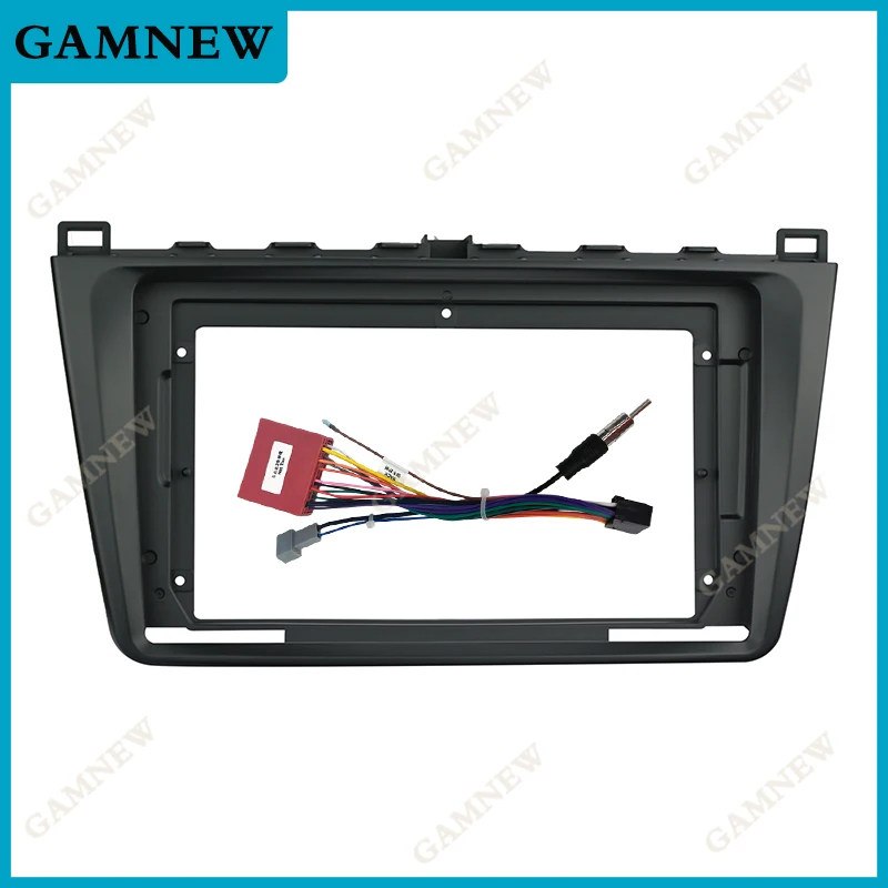 Adaptateur de Fascia de cadre de voiture, kit de panneau de montage de tableau de bord, radio Android, Mazda 6 2009-2015, 9 pouces