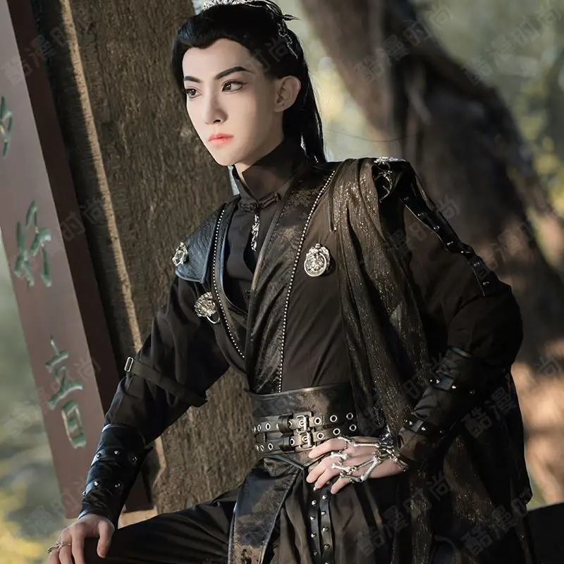 Mo Ran cosplay costume, versatile ancient costume, black power suit, black water, He Xuan, Zhou Hui, Xiao Ce An, Gu Yun,