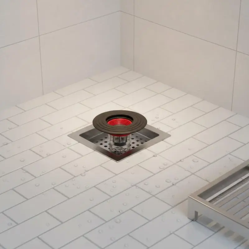 Rustproof Bathroom Floor Drain Strainer Cover Plug Core Anti-Odor Hair Catcher for Kitchen Balcony Shower Laundry