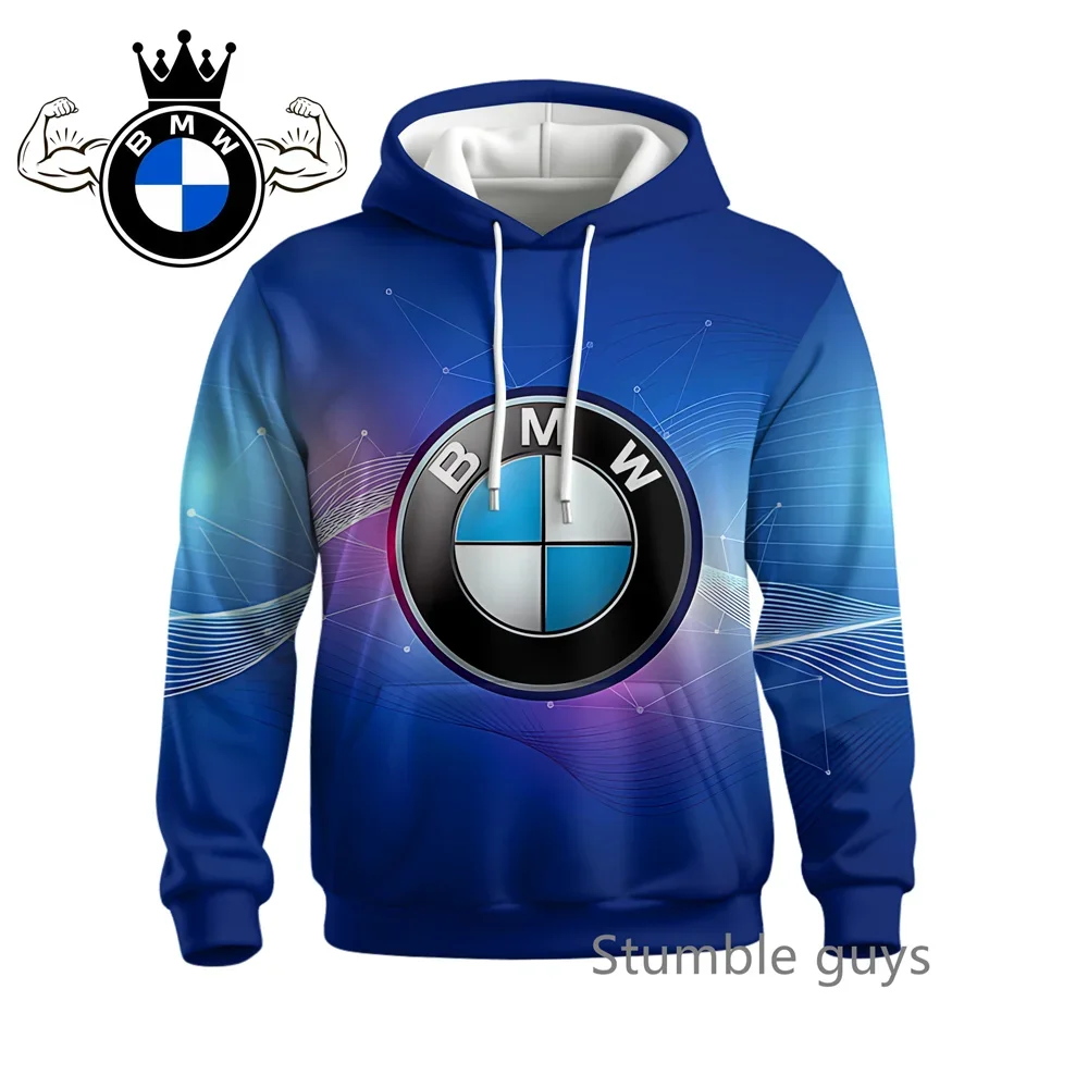 الخريف الرجال BMW هوديي كم طويل البلوز سترة معطف عارضة الأزياء الرياضية دراجة نارية سباق M قوة السيارات العلامة التجارية