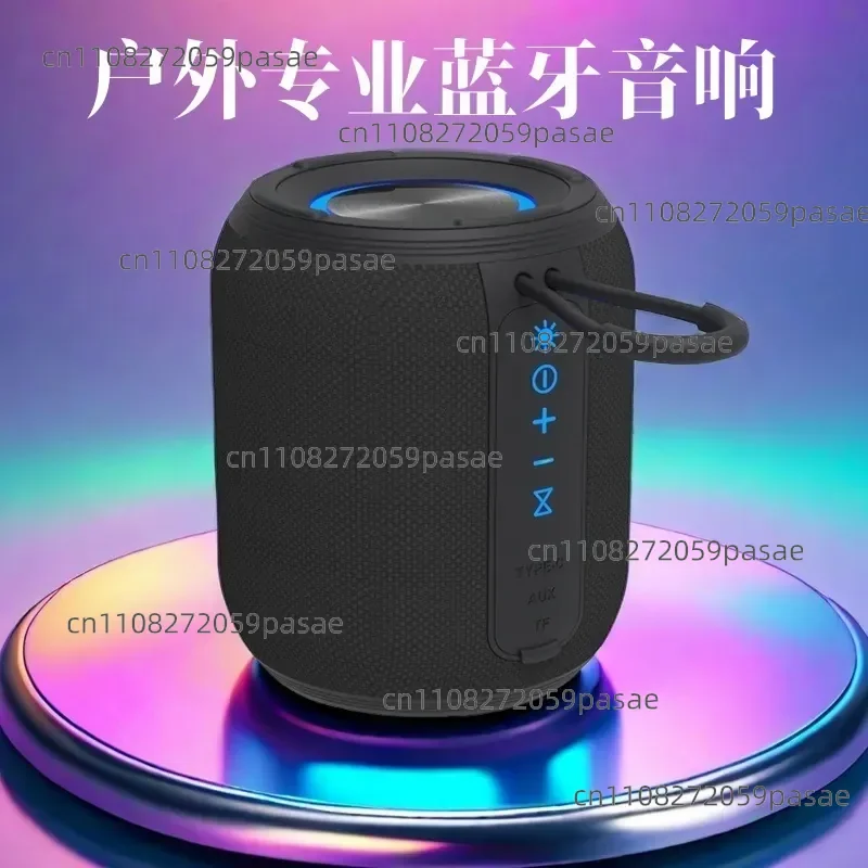 Hot-selling wireless bluetooth speaker, large volume, heavy subwoofer, outdoor waterproof and portable RGB light speaker
