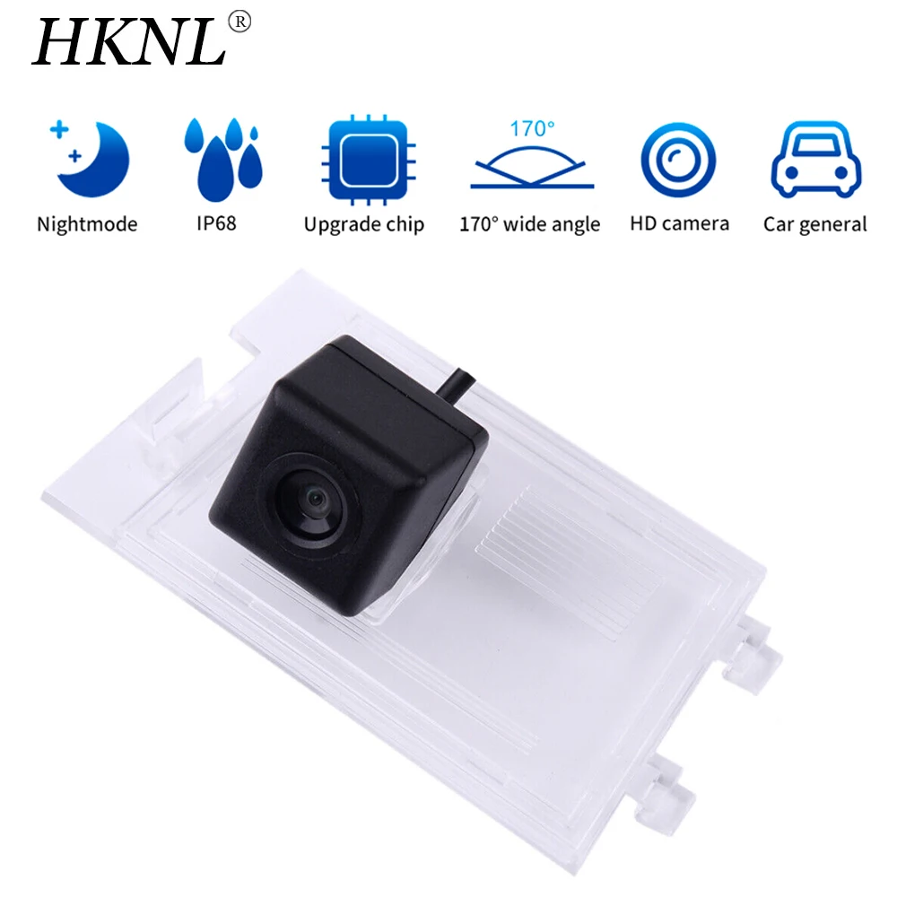 HKNL AHD LED Reverse Car Backup Camera for Jeep Compass Wrangler Cherokee patriot Grand Cherokee License plate light Waterproof