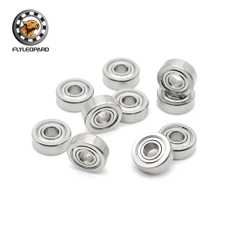 2Pcs 605ZZ 5x14x5 mm ASBEC-7 Deep Groove Ball Bearing Miniature Bearing High Quality R-1450ZZ