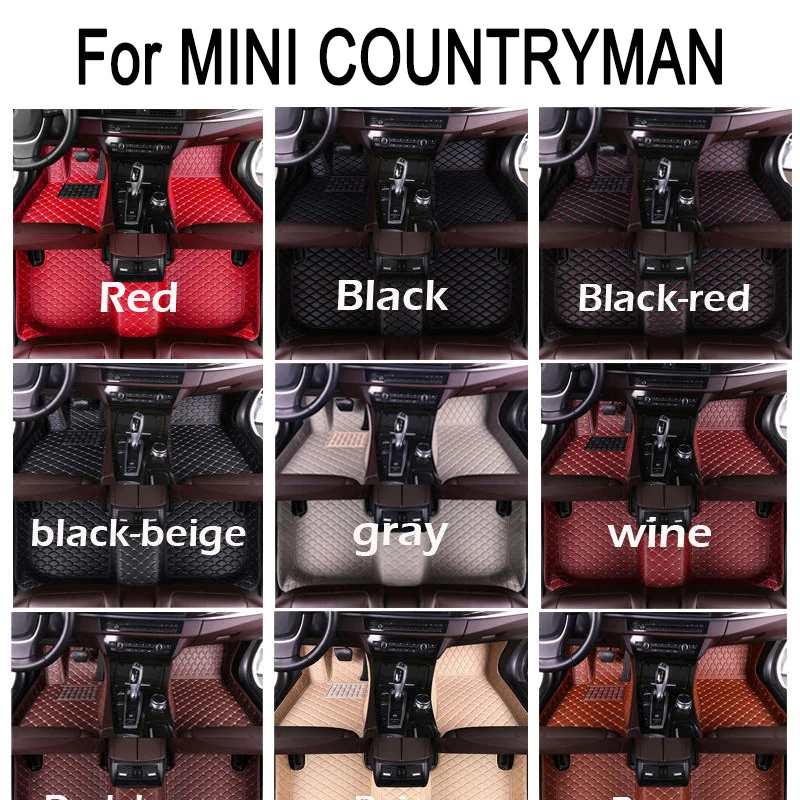

Автомобильные коврики на заказ для MINI COUNTRYMAN FIVE-SEAT 2011, 2012, 2013, 2014, 2015, 2016