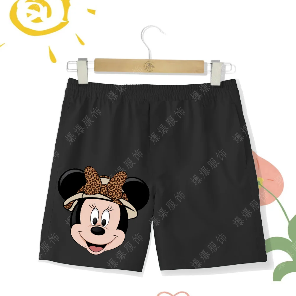 Summer Boys shorts Pool swimming trunks Quick Dry Disney Mickey Girls beach pants elasticated shorts