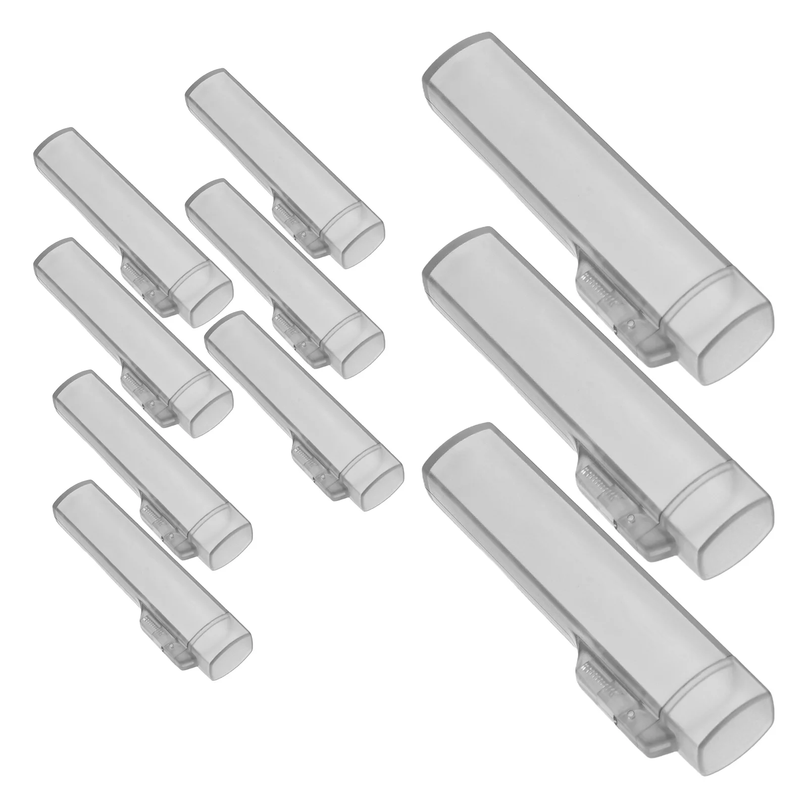 

10 шт. портативный мини-футляр для зубочисток пластиковый карманный держатель дорожный компактный диспенсер для зубочисток для кемпинга на открытом воздухе