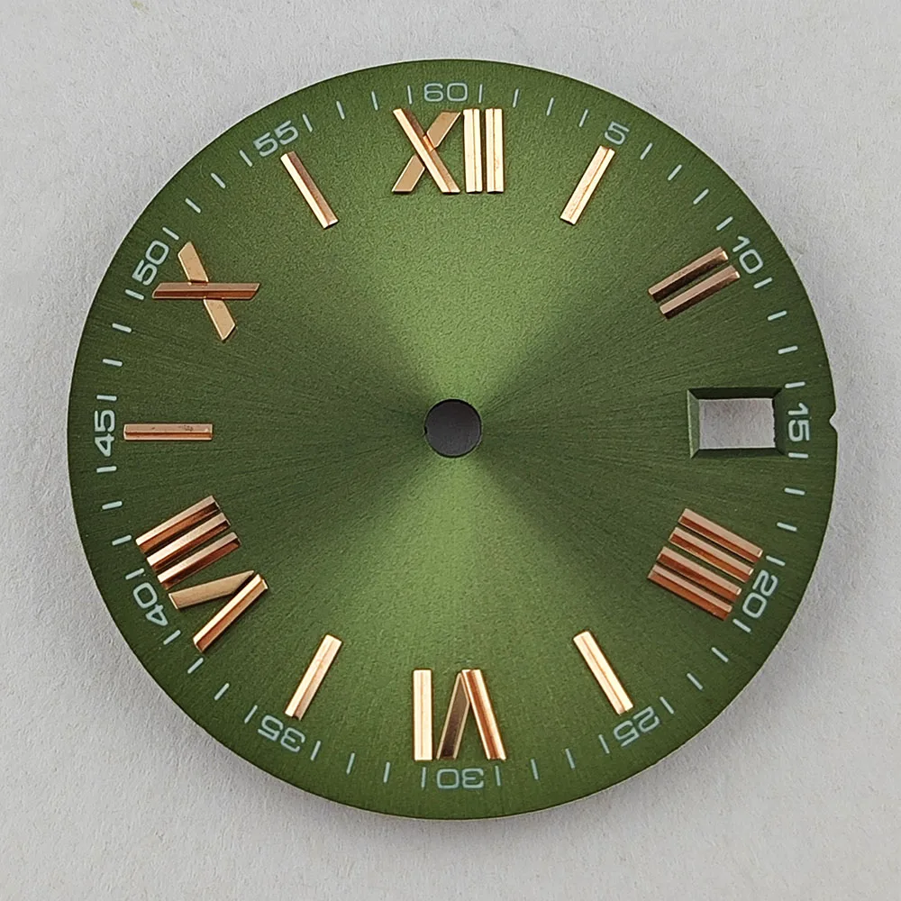 28,5 мм циферблат, совместимый с механизмом NH35nh36, сменные аксессуары для часов с персонализированным логотипом