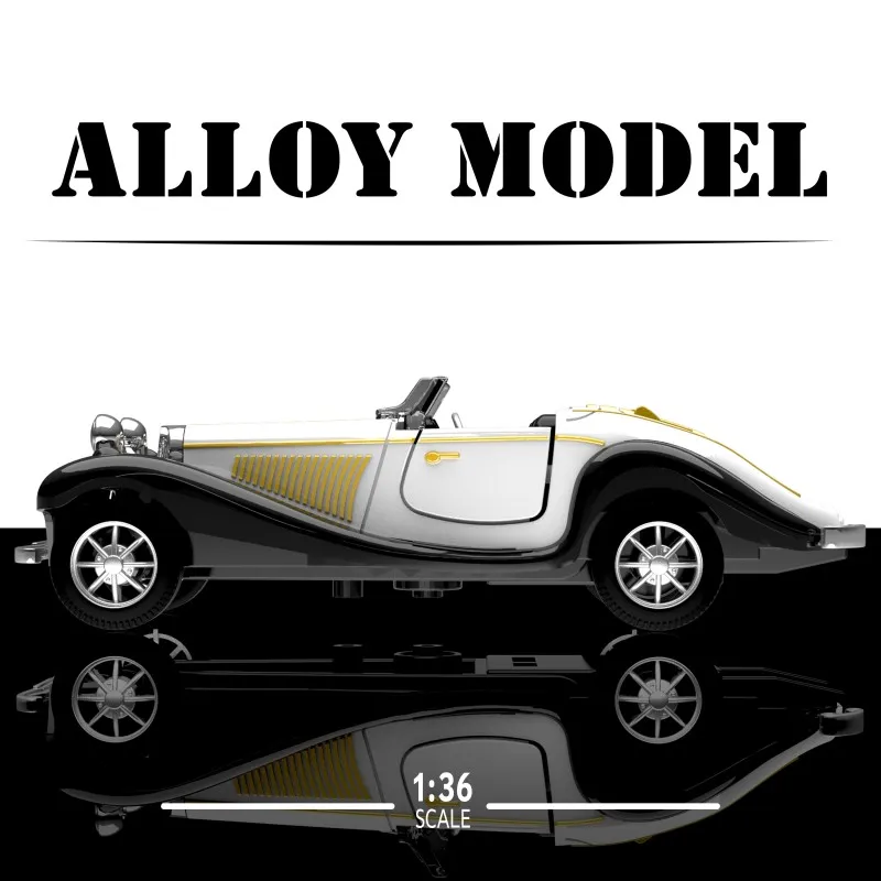 

Classic Pull Back Toy Car Model - Educational Vehicle Collection with Openable Doors Ideal Gift for Kids