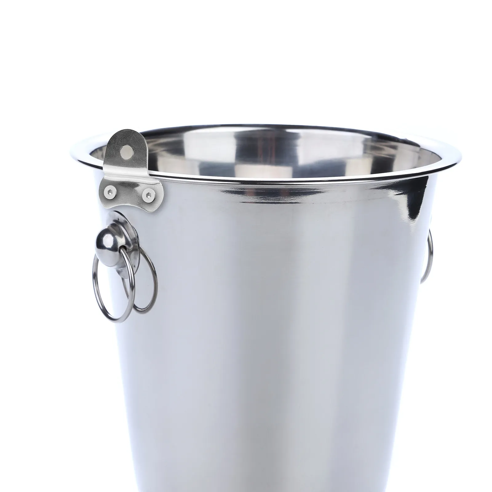 1Set Universal Stainless Steel Bucket Handle Rivet Connectors Thickened Bucket Ears Sturdy Rivet Repair Kit for Water Buckets