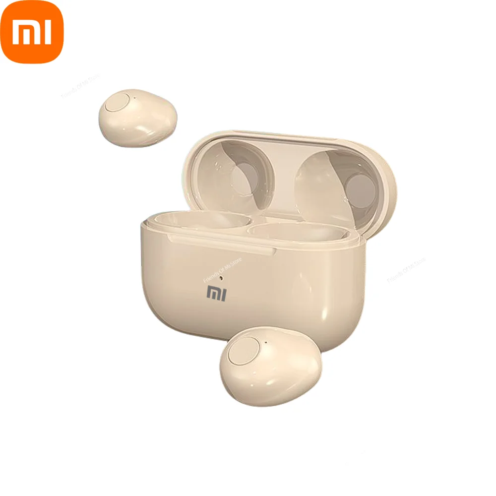 سماعات أذن Xiaomi Mini اللاسلكية للنوم خفيفة الوزن للنوم، سماعات بلوتوث محمولة مع قدرة تحمل رائعة مع سماعات ميكروفون