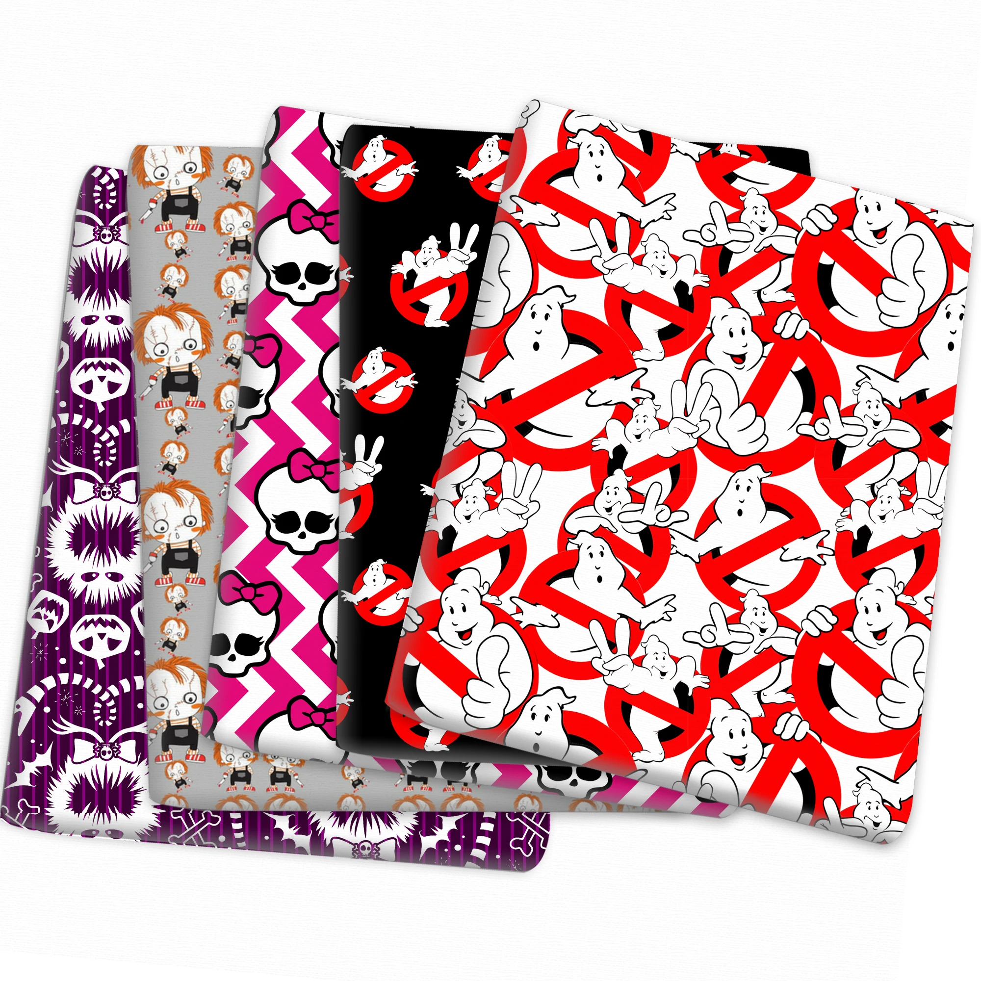 هالوين الكرتون المطبوعة نسيج من القطن والبوليستر نصف متر للنسيج الخياطة اللحف الأقمشة الإبرة المواد DIY بها بنفسك ، 1Yc16883 #1