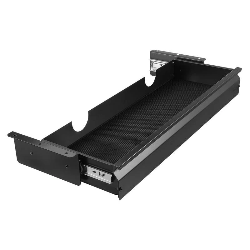 

Free Shipping-26" Wide Under Desk Drawer Slide Out, Under Desk Mounted Pull-out Drawer Attachment, Hidden Desktop Storage Organi