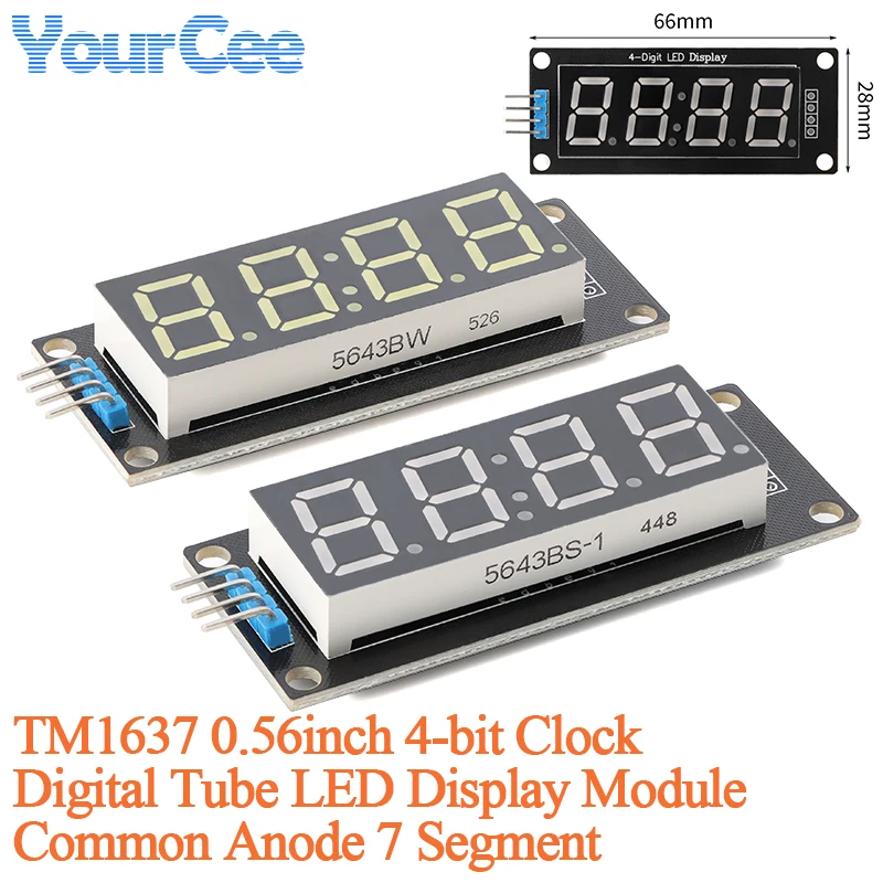 2Pcs/1Pc TM1637 0.5…