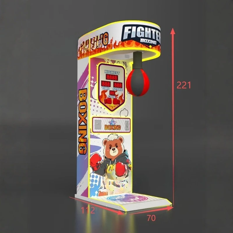Football Fighting, Video Game City Equipment, Hercules, Boxing Machine, Force-measuring Boxing Target Machine