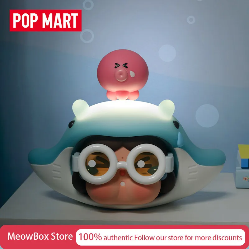 

Genuine Pop Mart Crybaby Tears Into The Sea Series Desk Lamp Merchandise Home Gift Festival Gifts Plush Toys Dolls Cute Stuff