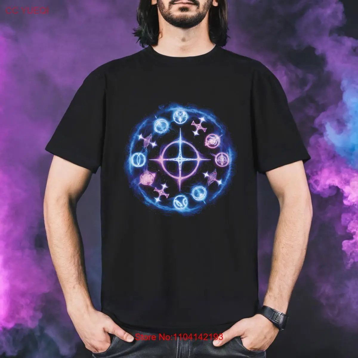 Magical T Shirt Mystical Sorcery Dark Arts Magic Power Wicca Spells Wizard Mage Halloween  long or short sleeves