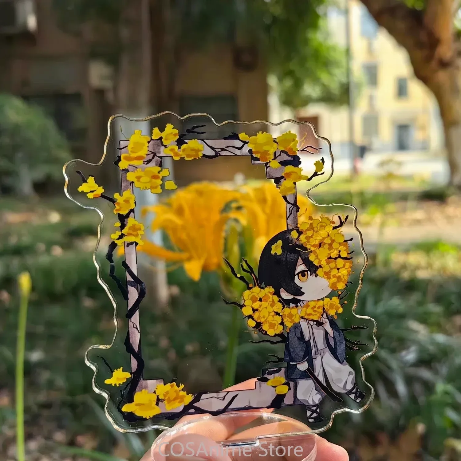 Game Limbus Company Yi Sang Anime Cosplay Acrylic Stand Figure Display Model Desk Standing Sign Fans Xmas Gift