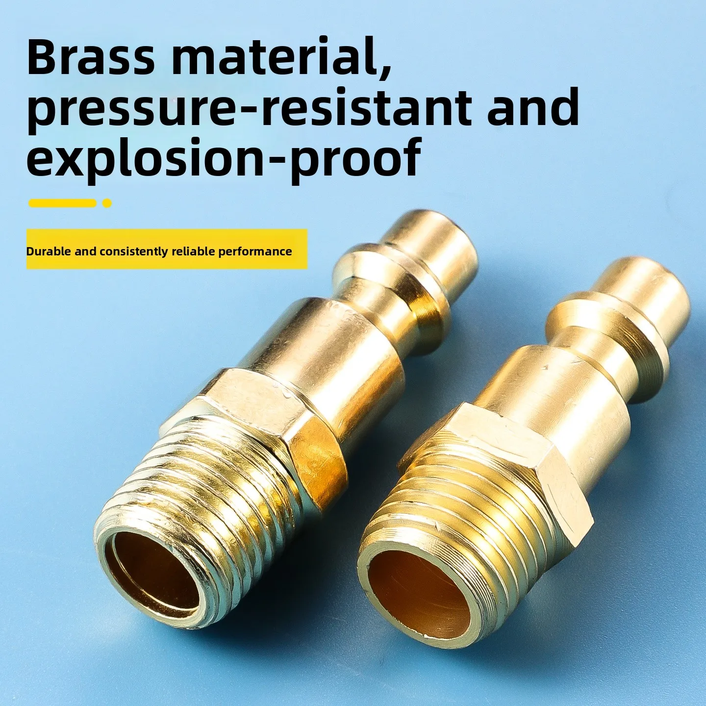 

Латунный быстрый воздушный соединитель с нулевым утечкой воздуха — прецизионное уплотнение, пневматический накачивающий патрон с внутренней резьбой