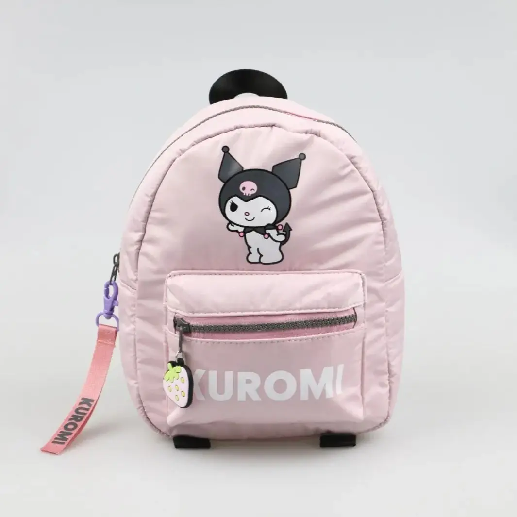 

Sanrio cartoon Kuromi New Kids Backpack Mini Schoolbag Girls and Boys Cute Shoulder Bag