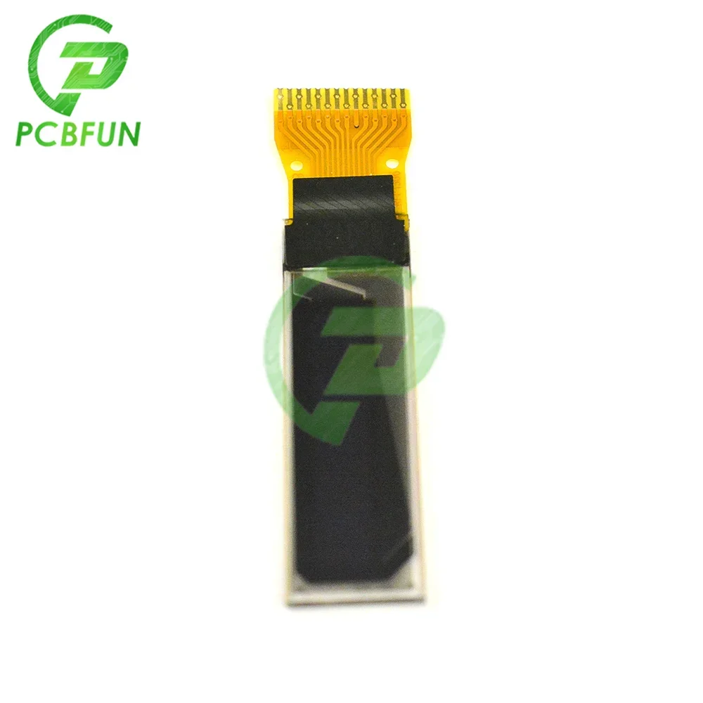 Módulo de exibição OLED com luz branca, tela SPI ou IIC, 0,69 polegadas, 14PIN, 96*16, para TS100, TS08