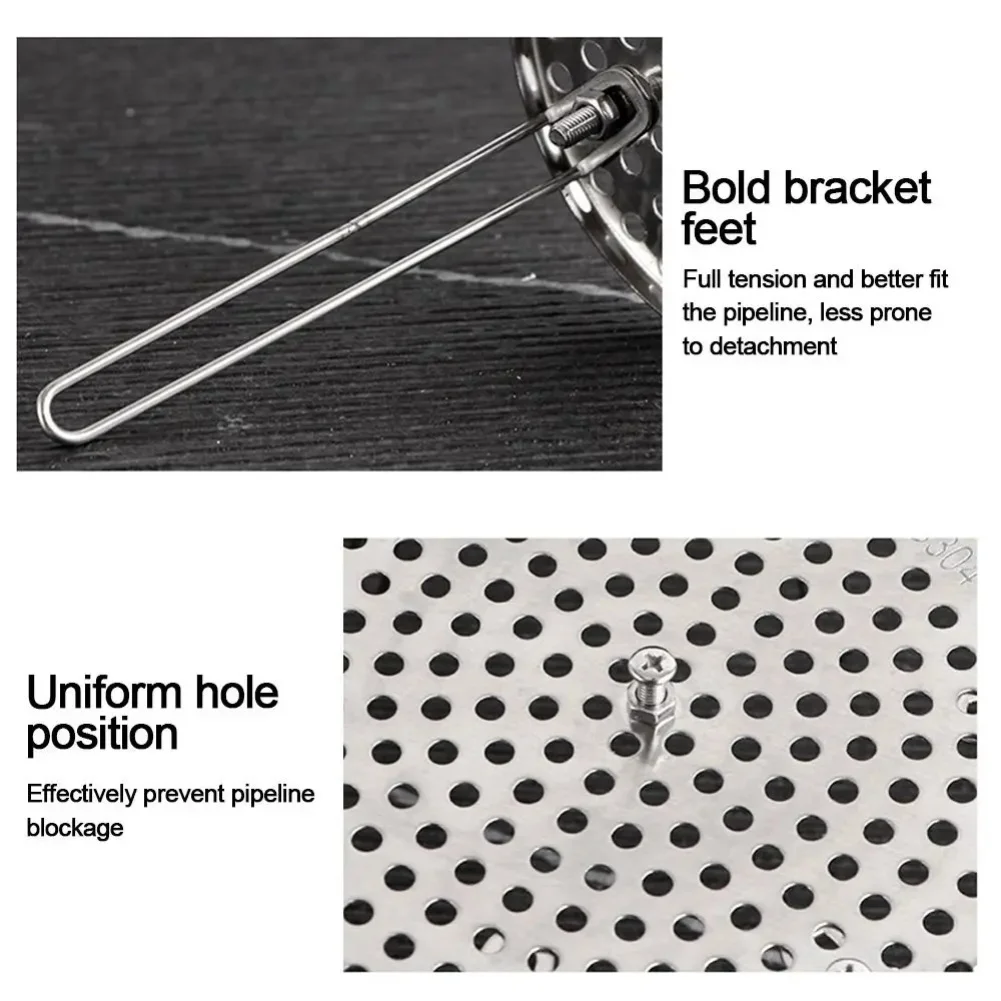 Home Maintenance 304 Stainless Steel 304 Stainless Steel Mesh Cover Vent Pipe Protection Effective Debris Blocking