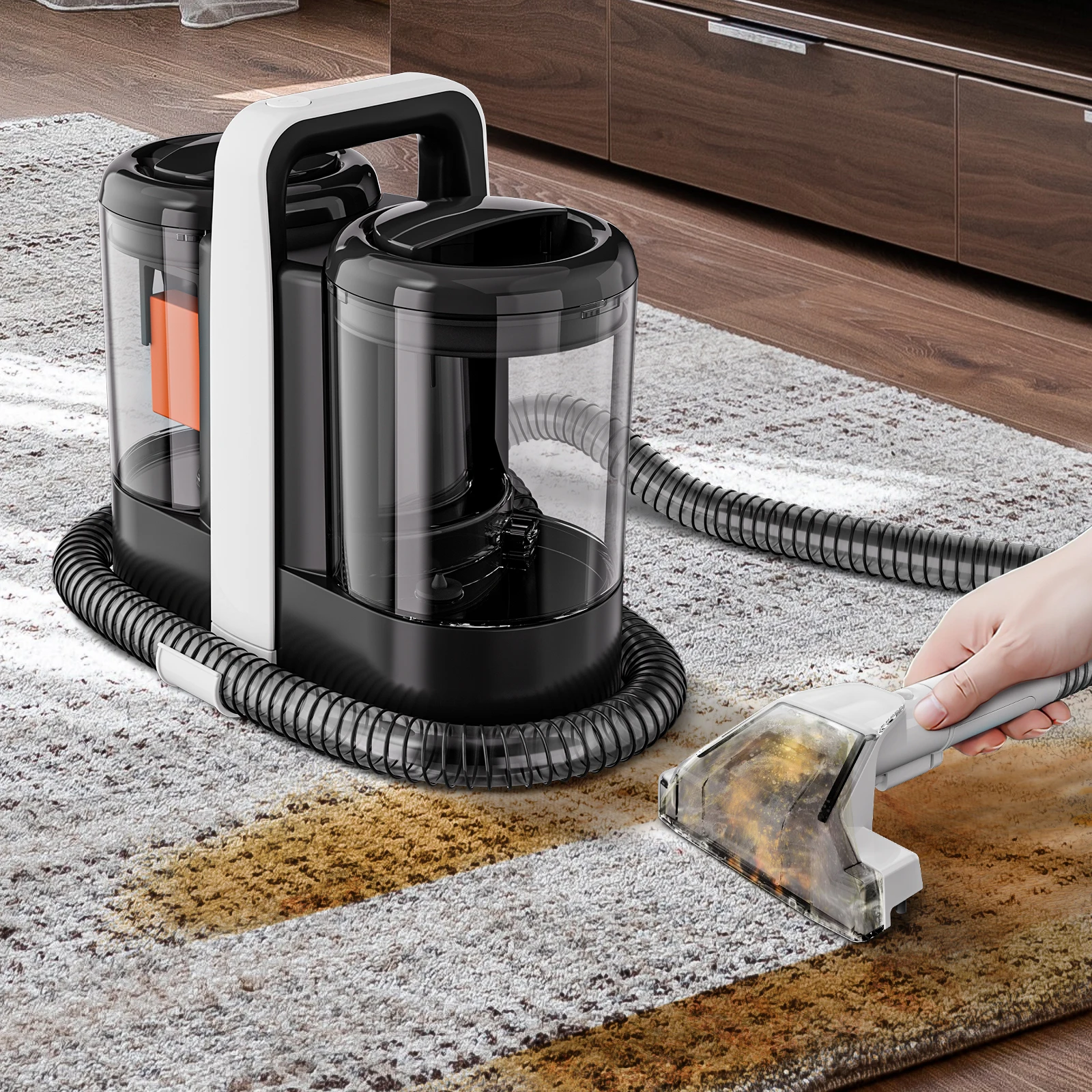 Professional Home Carpet Cleaner Vacuum Spray Spot Cleaner for Fabrics Sofa and Curtains-for Household Use Cleaning Appliances