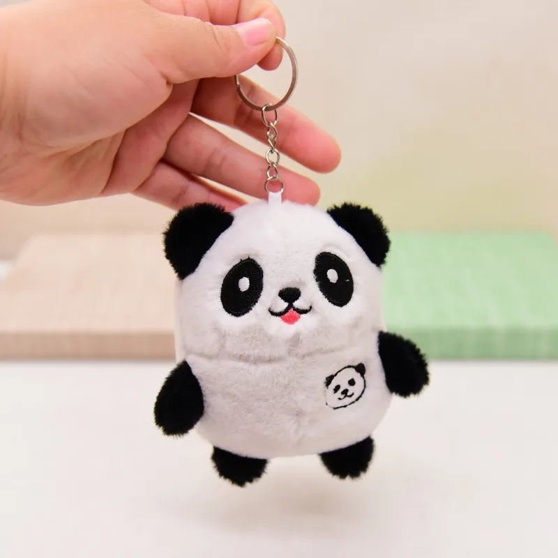 new National Treasure Giant Panda  Ball Bear pendant lifelike fashione Keychain soft cool decorate sweet birthday gift