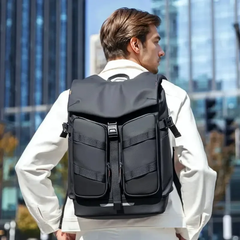 Man Backpack Multifunctional Large Capacity 17 inch Laptop Bag Multi-layer Pockets School Backpack Travelling Bag