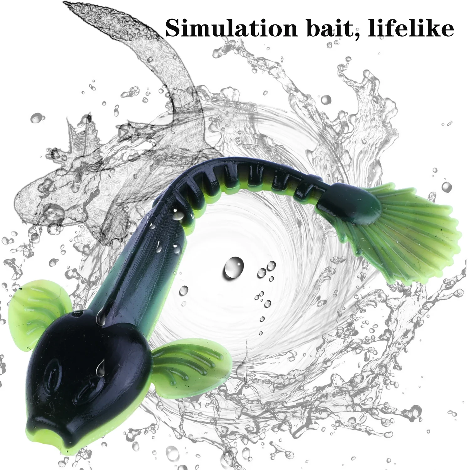 Sougayilang Soft Lure 12PCS/Lot Fishing Swimbait Lure Set Tail Worm Saltwater/Freshwater Fishing Baits Fishing Lure Set