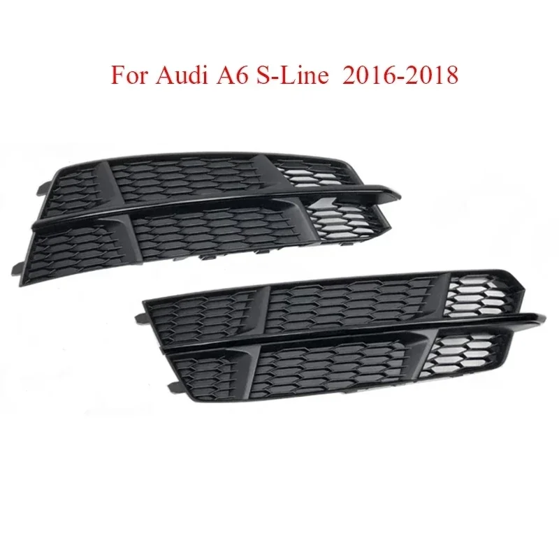 

Car Replacement Parts Front Lower Bumper Cover Fog Lamp Grille Low Side Lamp For Audi- A6 S-line 2016 2017 2018