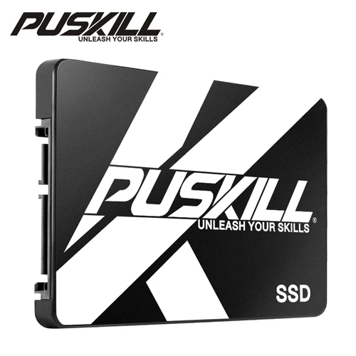 Unidad de estado sólido PUSKILL Disco duro SATA3 120GB 128GB 240GB 256GB 512GB 1TB SSD para computadora portátil de escritorio