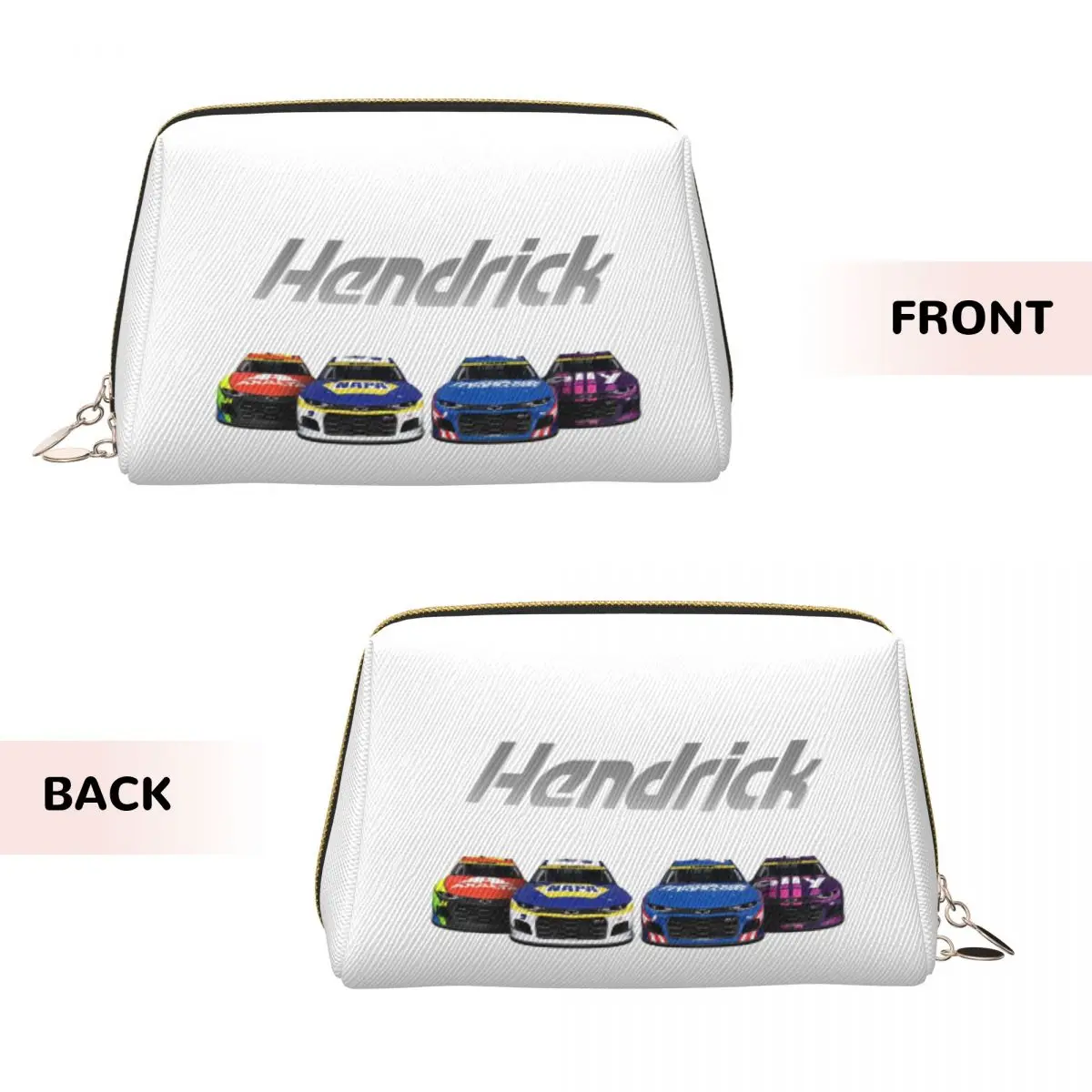 Hendrick Motorsports 2021 Playoffs Edition Women Cosmetic Bags Travel Makeup Organizer Pouch Toiletry Storage Dopp Kit Box