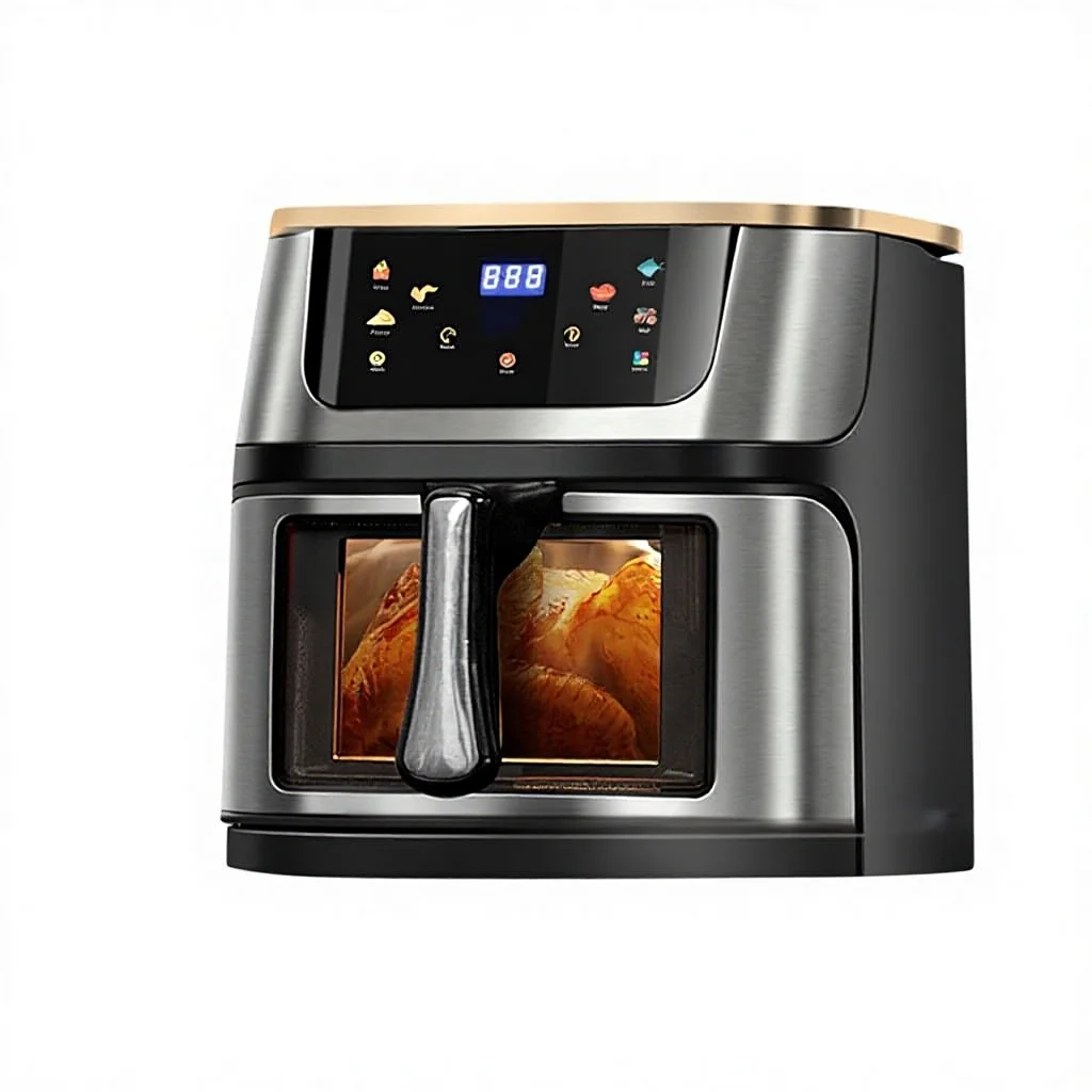 Air Fryer New Model Household Large Capacity French Fries Maker Multi-Functional Electric Touch Control Overheat Protection