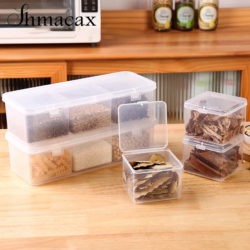 

Органайзер для специй, коробка для сушеных чили, коробка для приправ, герметичный Кухонный Контейнер для перца, аниса, корицы, домашний дозатор, Кухонный Контейнер для хранения