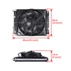 ユニバーサル12V / 24Vヘビーデューティー電動エアコンエバポレーターキット、自動車、トラック、バス、バン、RV、キャンピングカー用 4
