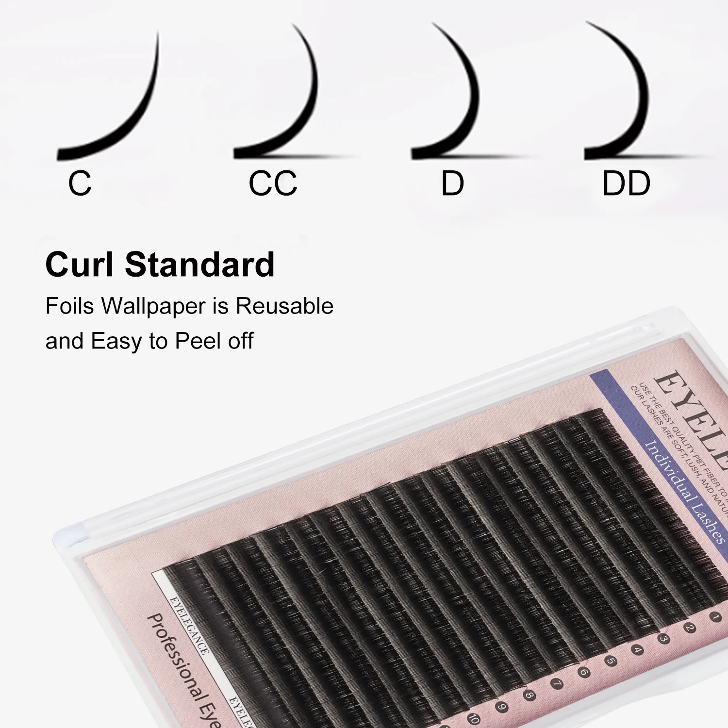 

EYELEGAANCE false eyelashes16Rows Flat Lashes Blisters eyelashes Effect Eye Lashes for Beauty Makeup