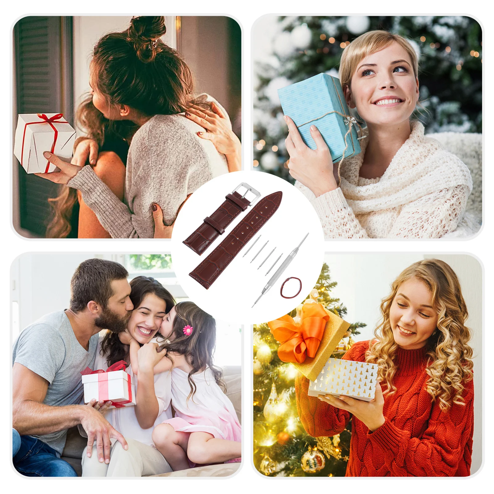 

1Set Premium Watch Strap Soft Flexible Replacement Band for Dress Casual Wear Wrist Bands Watch Band