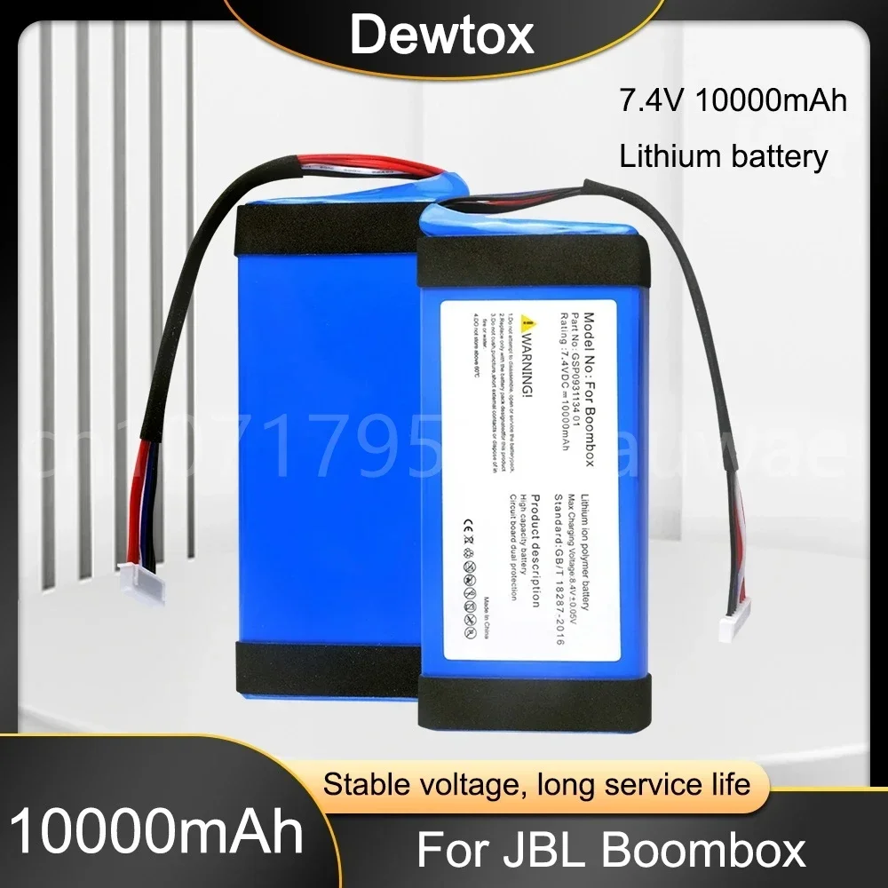 

7.4V 25000mAh GSP 0931134 01 аккумулятор для JBL Boombox Boombox 1 Boombox 1 плеер, динамик, замена перезаряжаемого аккумулятора