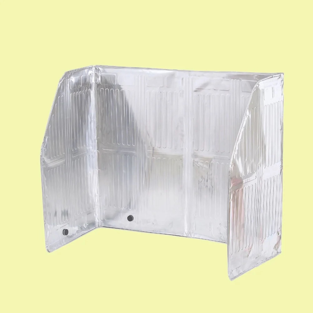 

Kitchen Grease Guard Aluminum Foil Shield Wall Fold Stainless Steel Gas Stove Splatter Screen