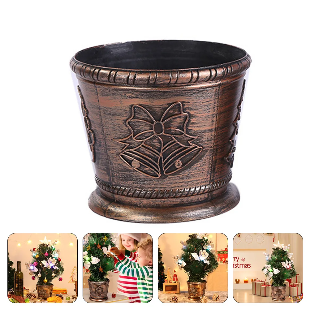 

Christmas Stand Base Plastic Xmas Tree Holder Fixing Bucket For Artificial Tree Festive Party Decoration Supplies