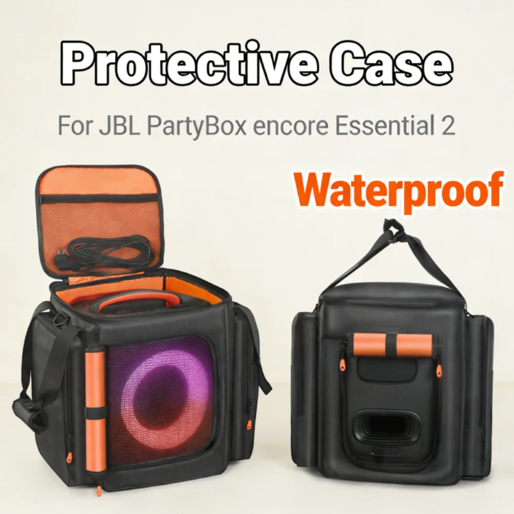

Dust Case For JBL Partybox Encore Essential 2 Portable Speaker Large Capacity Double-Sided Speaker Carry Storage Bag
