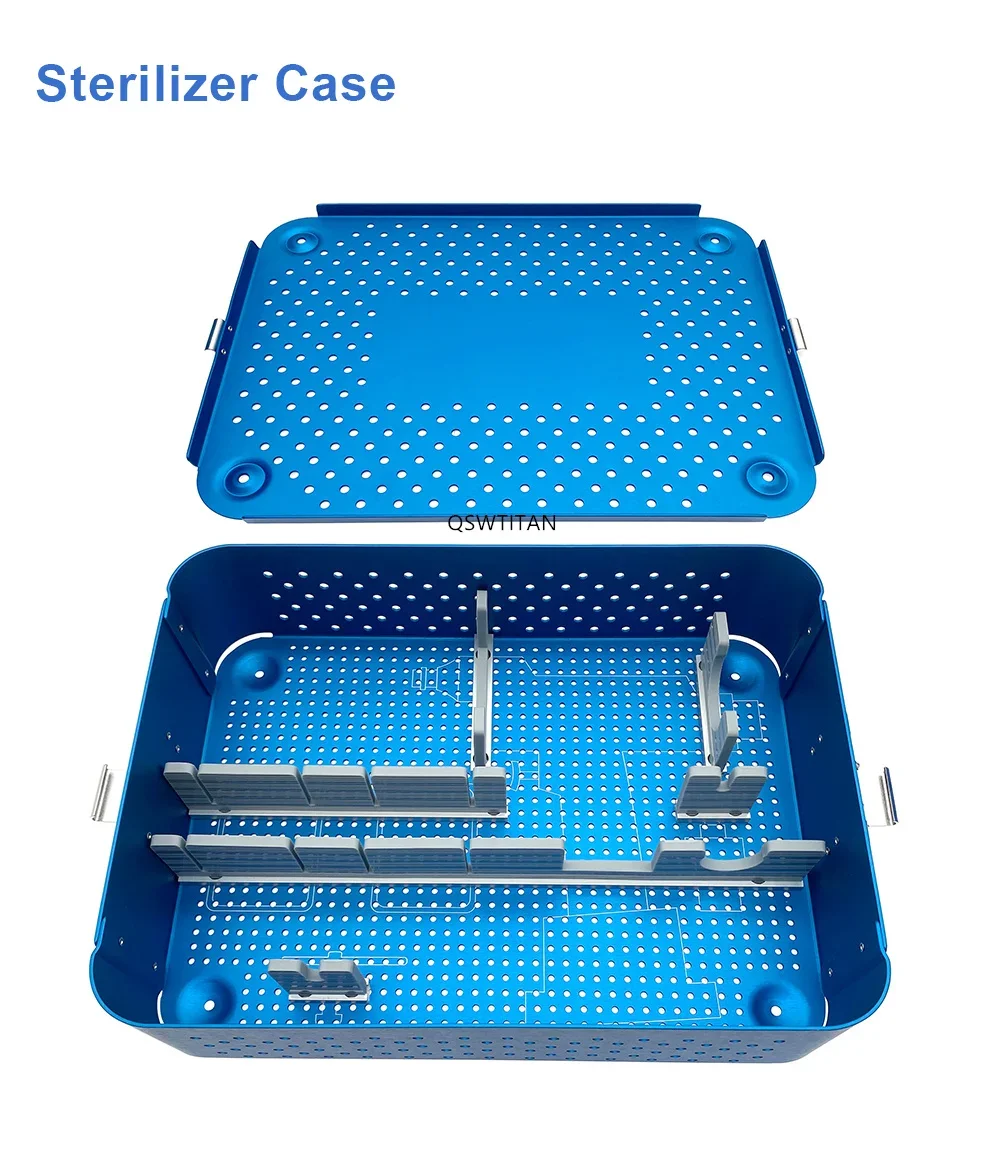 Sterilization Tray For Electric Drill And Saw Sterilization Case Aluminum Box Orthopedic Surgical Instrument